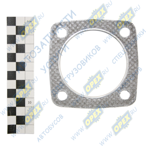4320-1203165 Прокладка (м/асбест) квадрат 100х100; фвнутр=76/4отв.ф12 (4/ам) Techno Drive